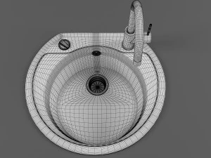 kitchen sink 03 3D Model