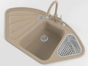 kitchen sink 04 3D Model