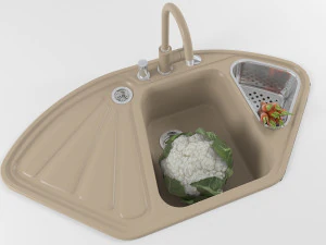 kitchen sink 04 3D Model