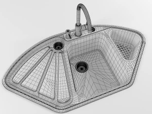 kitchen sink 04 3D Model