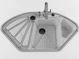 kitchen sink 04 3D Model