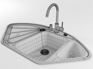 kitchen sink 04 Model 3D