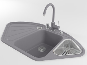 kitchen sink 05 Modello 3D