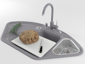 kitchen sink 05 Modello 3D