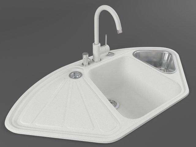 kitchen sink 06 Modello 3D .c4d .max .obj .3ds .fbx .stl .blend 