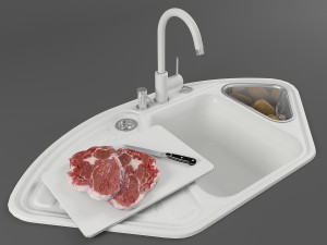 kitchen sink 06 Modello 3D