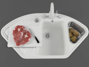 kitchen sink 06 3D Model