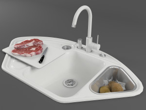 kitchen sink 06 Modello 3D