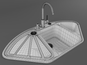 kitchen sink 06 Modello 3D