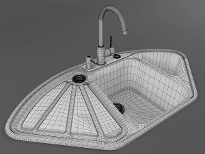 kitchen sink 06 3D Model