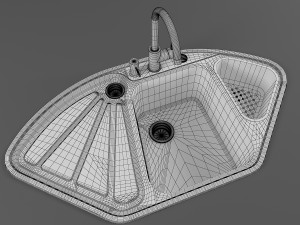 kitchen sink 06 Modello 3D