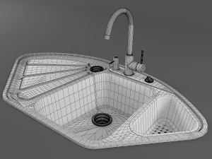 kitchen sink 06 3D Model