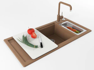 kitchen sink 07 3D Model