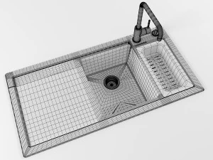 kitchen sink 07 3D Model
