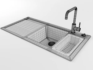 kitchen sink 07 3D Model