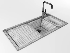 kitchen sink 07 3D Model