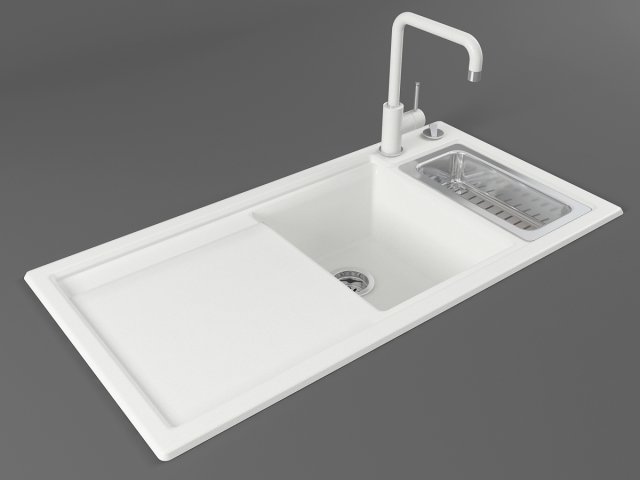 kitchen sink 08 3D मॉडल .c4d .max .obj .3ds .fbx .stl .blend 