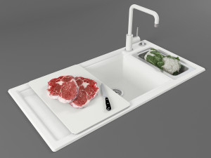 kitchen sink 08 3D मॉडल