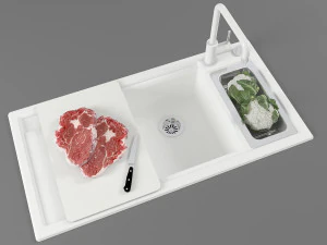 kitchen sink 08 3D Model