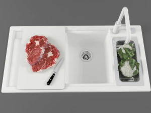 kitchen sink 08 3D Model