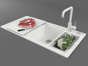 kitchen sink 08 3D मॉडल