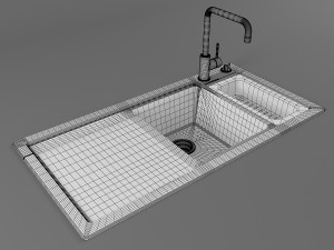 kitchen sink 08 3D मॉडल