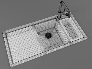kitchen sink 08 3D Model