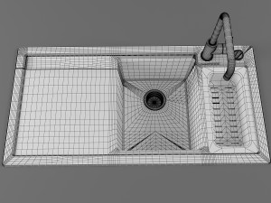 kitchen sink 08 3D मॉडल