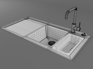 kitchen sink 08 3D मॉडल