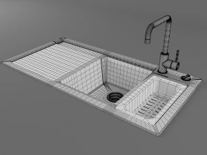 kitchen sink 08 3D Model
