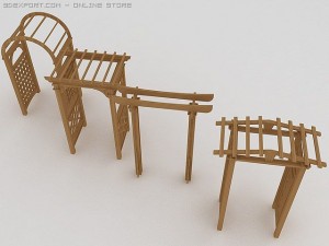 arbor set1 3D 模型