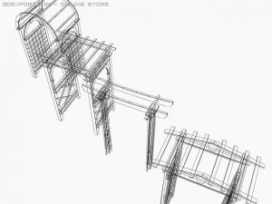 zestaw trzpieni 1 Model 3D