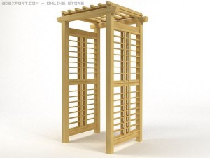 arbor trellis set2 3D 모델
