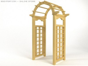 arbor trellis set2 3D 모델