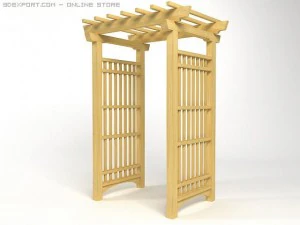 arbor trellis set2 3D Model