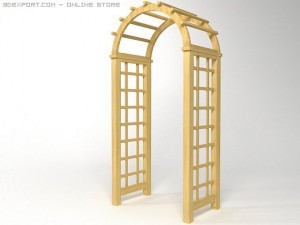 arbor trellis set2 3D 모델