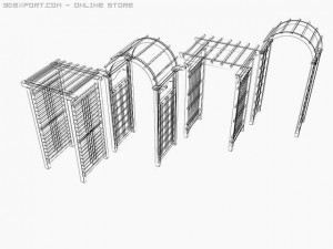 arbor trellis set2 3D 모델