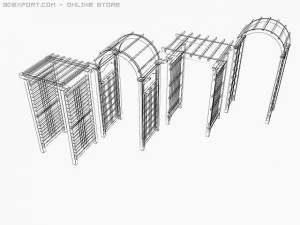arbor trellis set2 3D Model