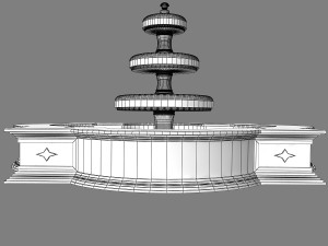 fountain 05 3D Модель