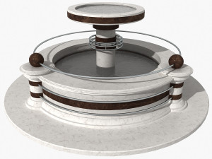 fountain 06 Model 3D