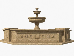 fountain 07 3Dモデル