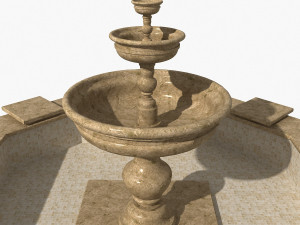 fountain 07 3Dモデル