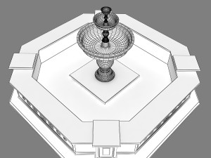 fountain 07 3Dモデル