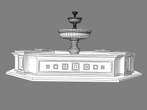fountain 07 3Dモデル