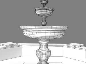 fountain 07 3Dモデル