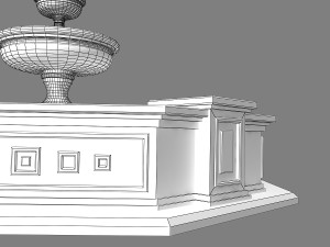 fountain 07 3Dモデル