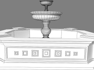 fountain 07 3Dモデル