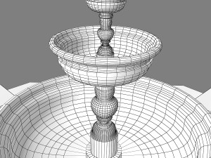 fountain 07 3Dモデル