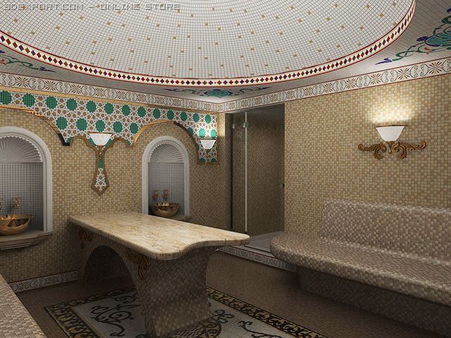 hamam3 3D Model .c4d .max .obj .3ds .fbx .stl .blend 