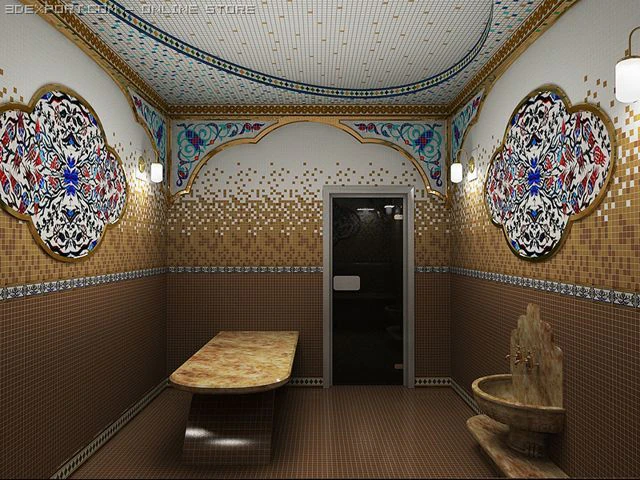 hamam5 3D Model .c4d .max .obj .3ds .fbx .stl .blend 